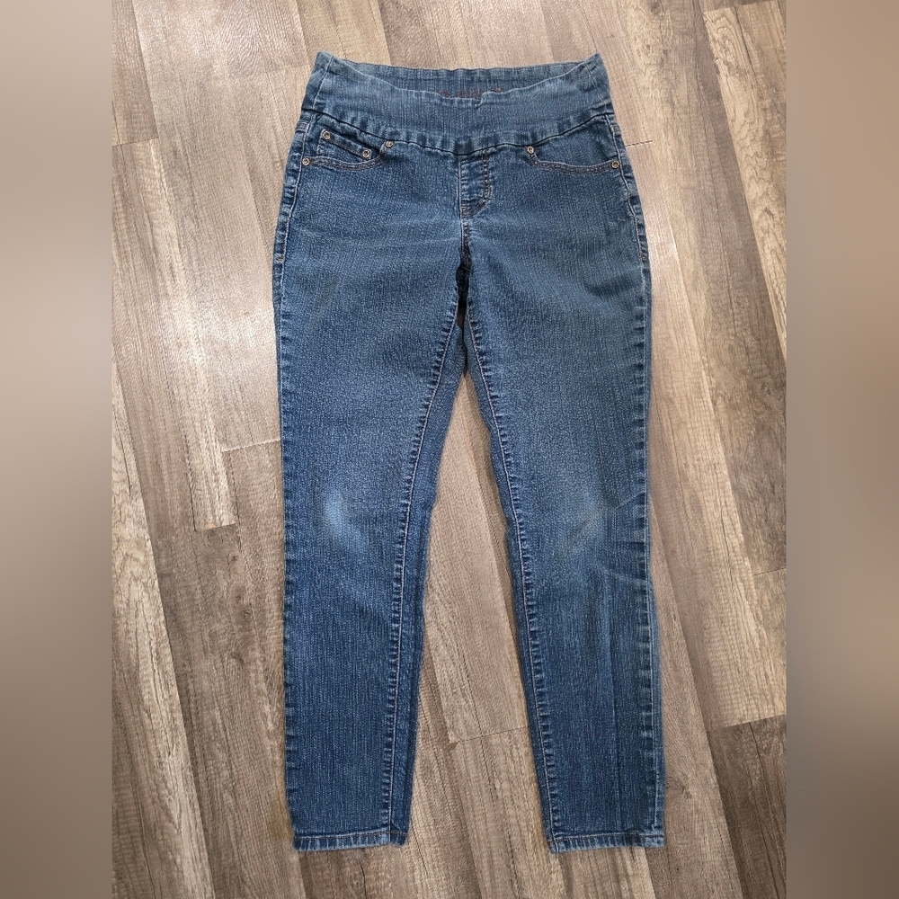 JAG JEANS PULL ON JEGGING JEANS DENIM  8 29 Mid Rise Medium Wash Revolve Frame